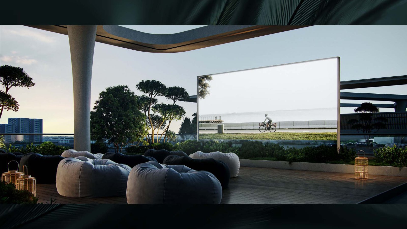 Inara Residences by Imtiaz Dubai South bicycle track and outdoor lifestyle area